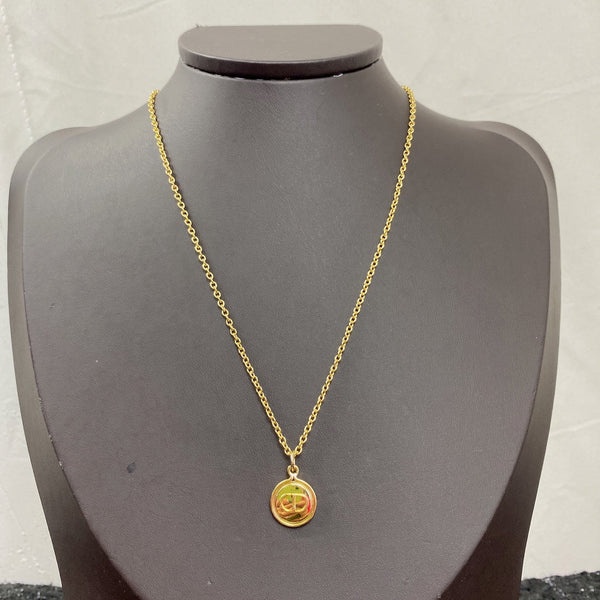 Collana in oro con ciondolo CD