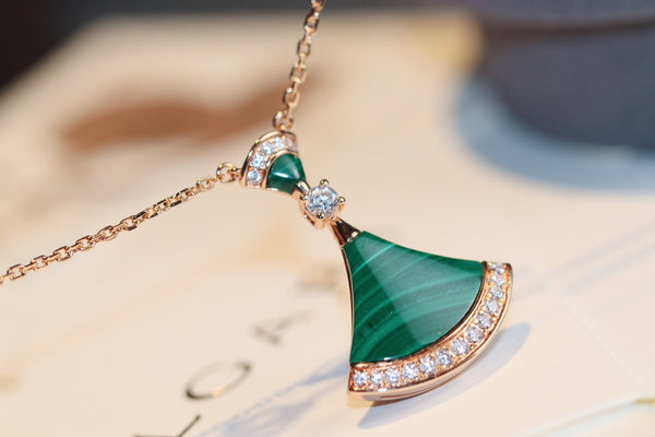 COLLANA DREAM MALACHITE DIAMANTE