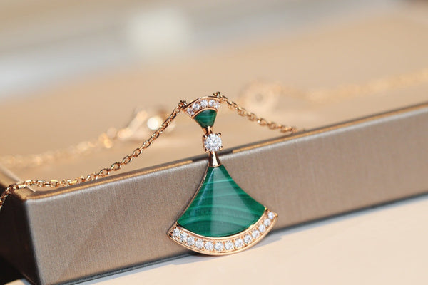 COLLANA DREAM MALACHITE DIAMANTE
