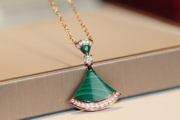 COLLANA DREAM MALACHITE DIAMANTE