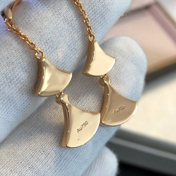 ORECCHINI DREAM 3 MOTIVI MALACHITE MOP ORO ROSA