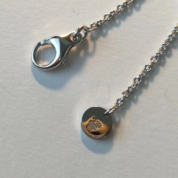 COLLANA IN CERAMICA NERA E ARGENTO ZERO 1