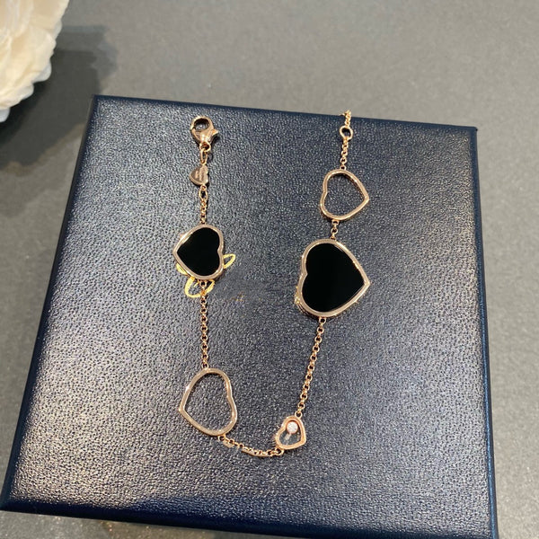 BRACCIALE HAPPY HEART ONICE ORO ROSA