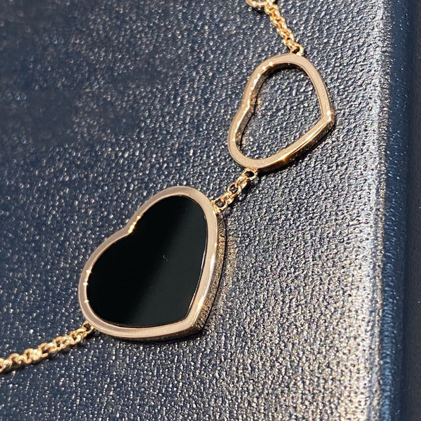 BRACCIALE HAPPY HEART ONICE ORO ROSA