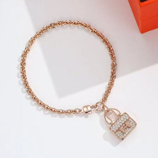 COLLANA CONSTANCE IN ORO ROSA CON DIAMANTI