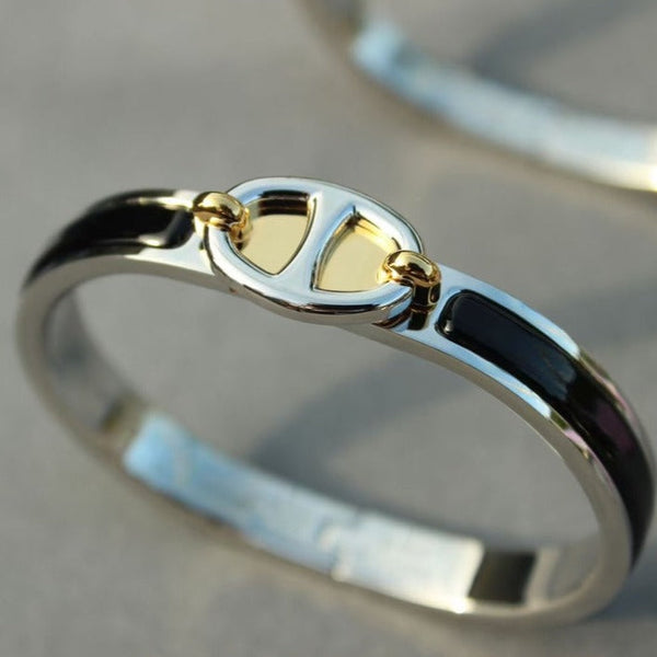 BRACCIALE IN ARGENTO CON CATENA CLIC