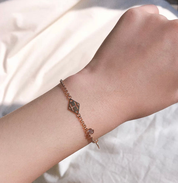 BRACCIALE ECHAPEE IN ORO ROSA