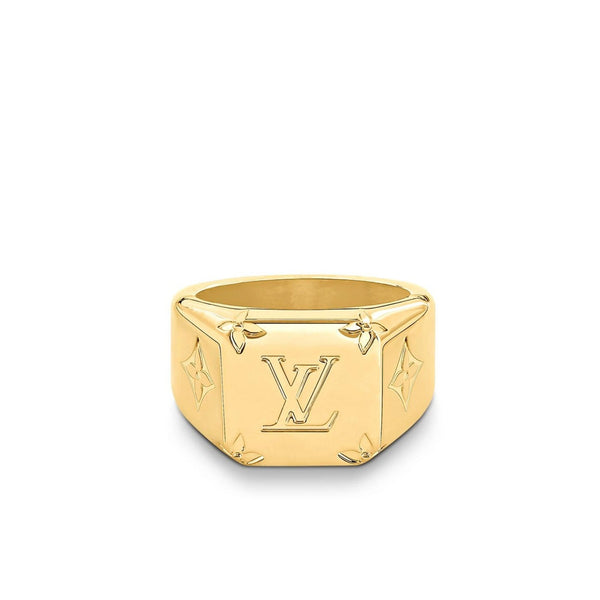 ANELLO CON LOGO LV SIGNET