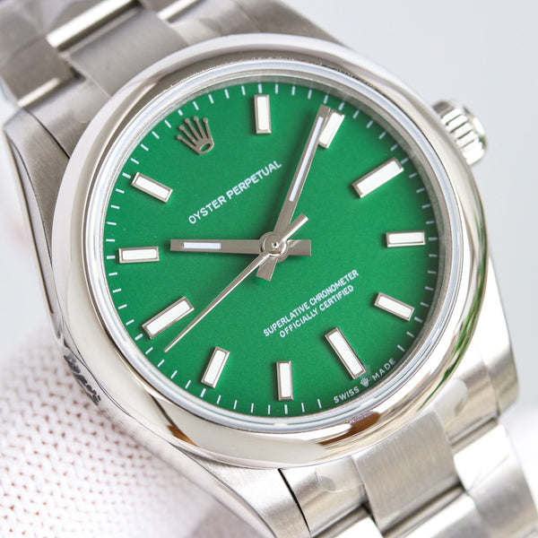 OYSTER PERPETUAL 31MM GREEN DIAL