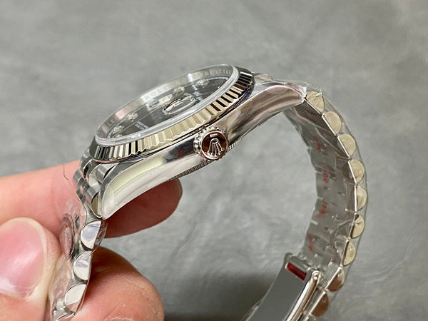 DATEJUST 36MM STAINLESS STEEL BLACK DIAL