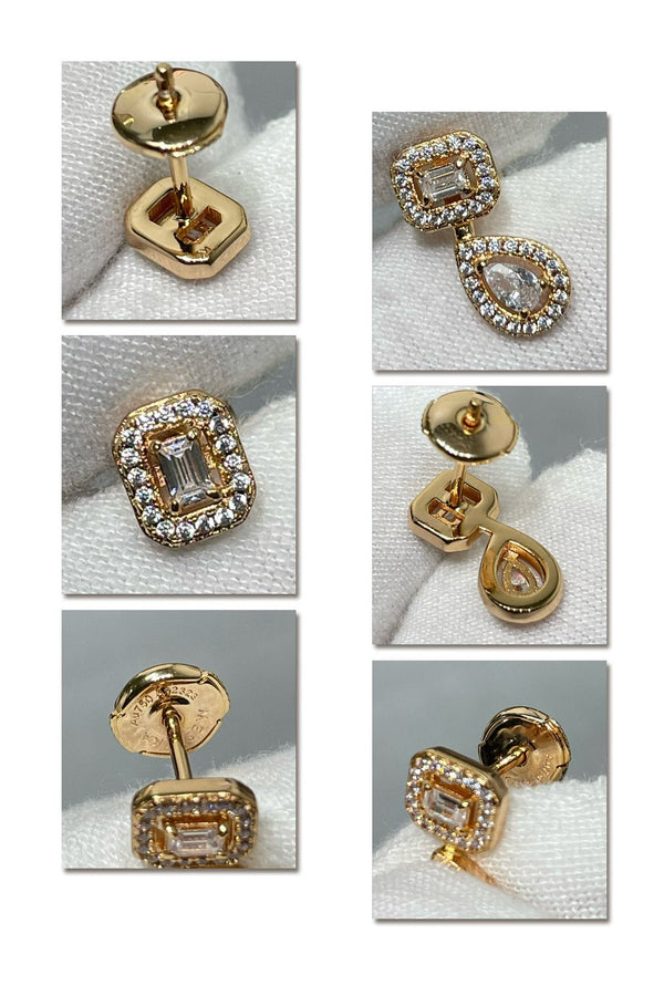 MY TWIN 2+1 DIAMOND STUD EARRINGS