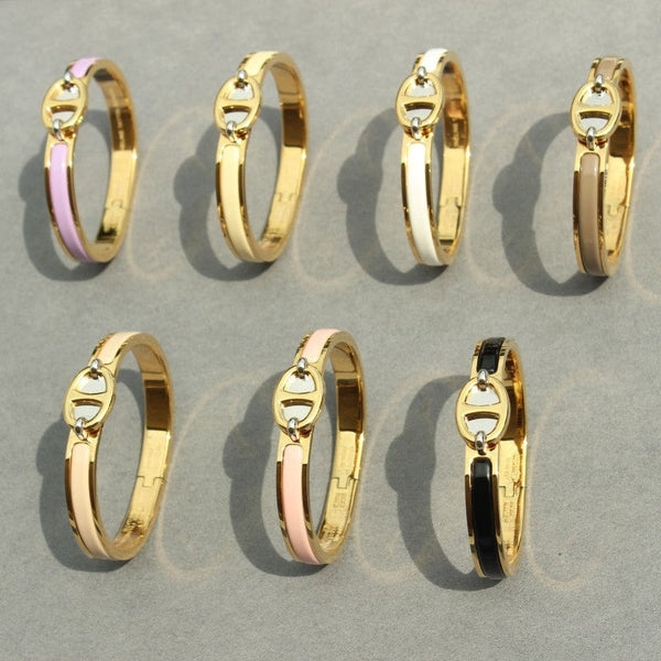 BRACCIALE IN ORO CON CATENA CLIC