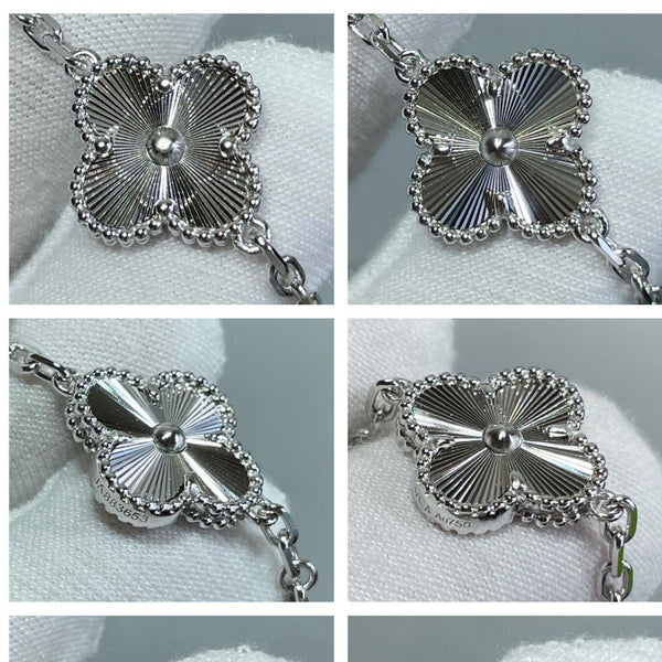 COLLANA TRIFOGLIO 10 MOTIVI ARGENTO