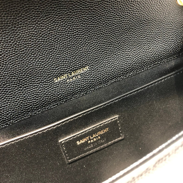kate medium 24cm cuir de veau grainé noir