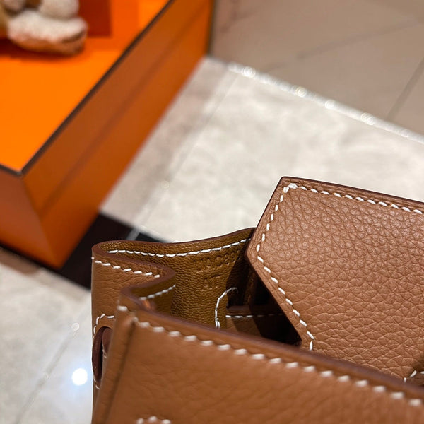 HM BIRKIN 25CM PELLE TOGO ORO FERRAMENTA ARGENTO