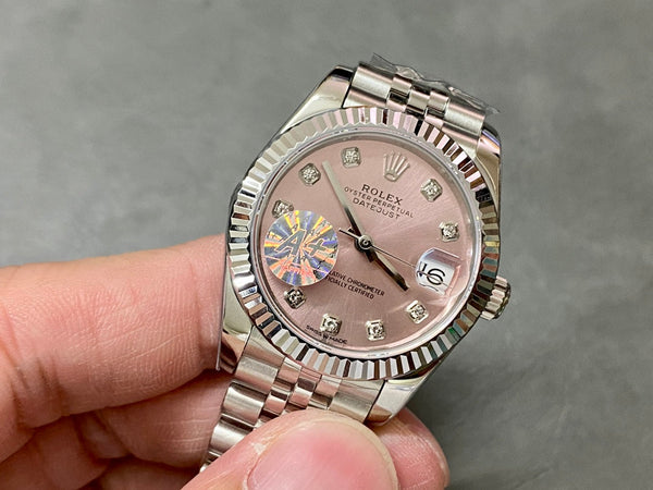 DATEJUST 31MM STEEL PINK DIAL