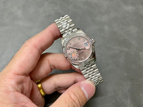 DATEJUST 31MM STEEL PINK DIAL