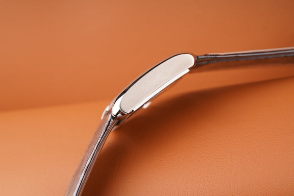 TANK ANGLAISE STEEL RED LEATHER