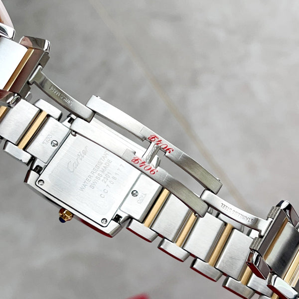 TANK FRANCAISE 28 ORO ACCIAIO QUADRANTE BIANCO