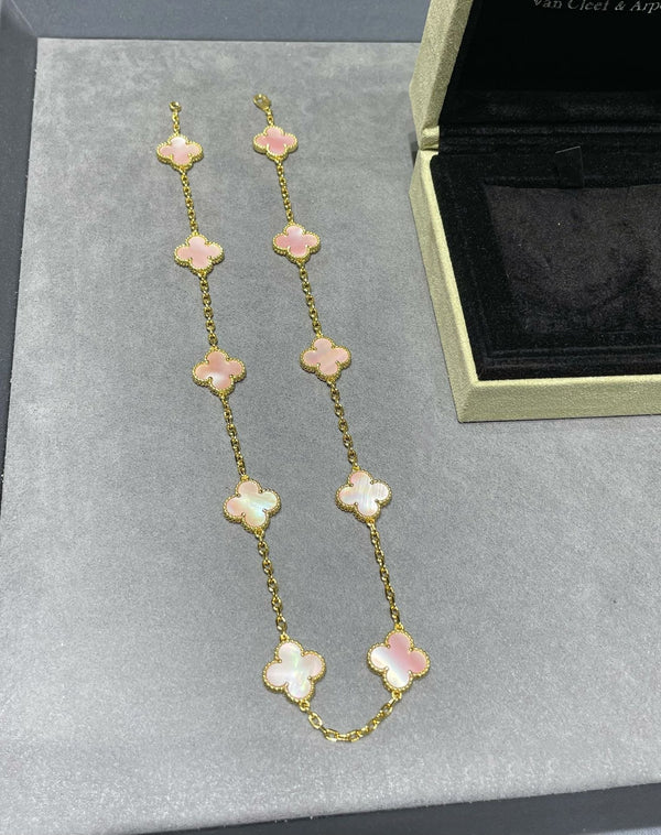 CLOVER 10 MOTIF ROSA MOP