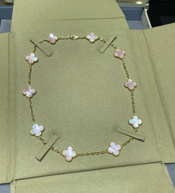 CLOVER 10 MOTIF ROSA MOP