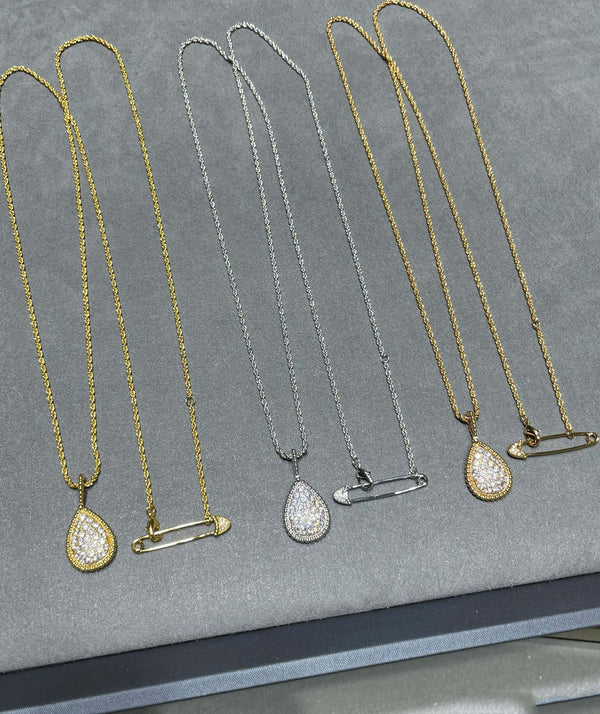 COLLANA LUNGA BOHEME CON DIAMANTI