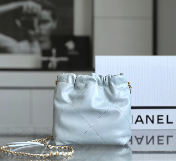 CC 22 ANTIBA BORSA HOBO AZZURRA CHIARA 20CM