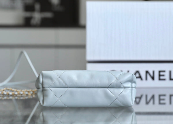 CC 22 ANTIBA BORSA HOBO AZZURRA CHIARA 20CM