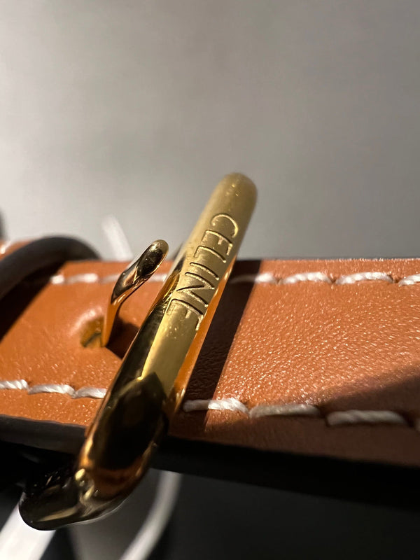 CLASSIC TRIOMPHE 20 BROWN MONOGRAM CALFSKIN