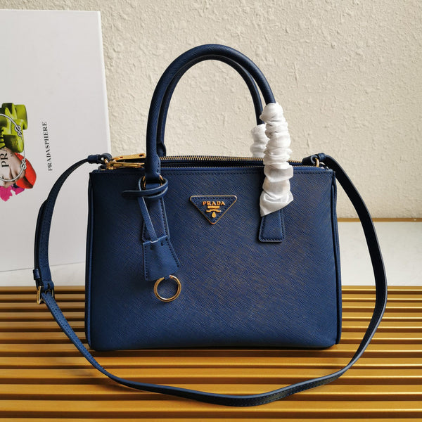 MEDIUM GALLERIA 28 PELLE SAFFIANO BLU