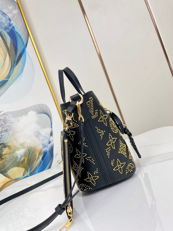 BLOSSOM PM 20 PELLE DI VITELLO MAHINA NERA