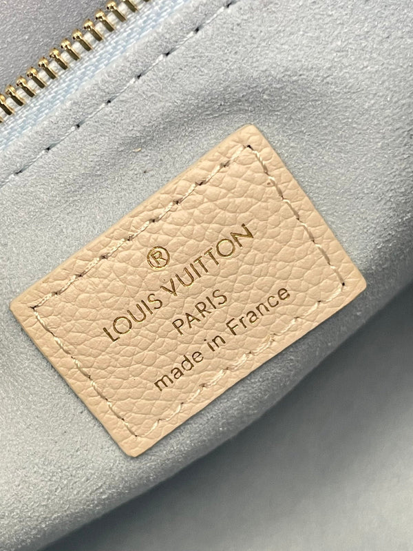 ONTHEGO 25 TELA MONOGRAMMA BIANCO VIOLA