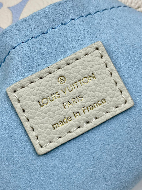 SPEEDY 20.5 BIANCO BLU TELA MONOGRAM