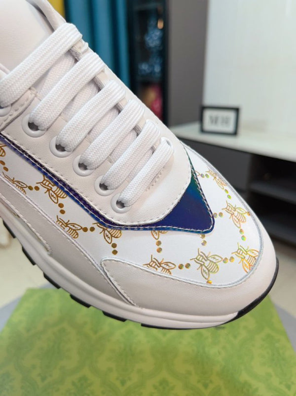GG SNEAKER WHITE WITH ON PATTERN