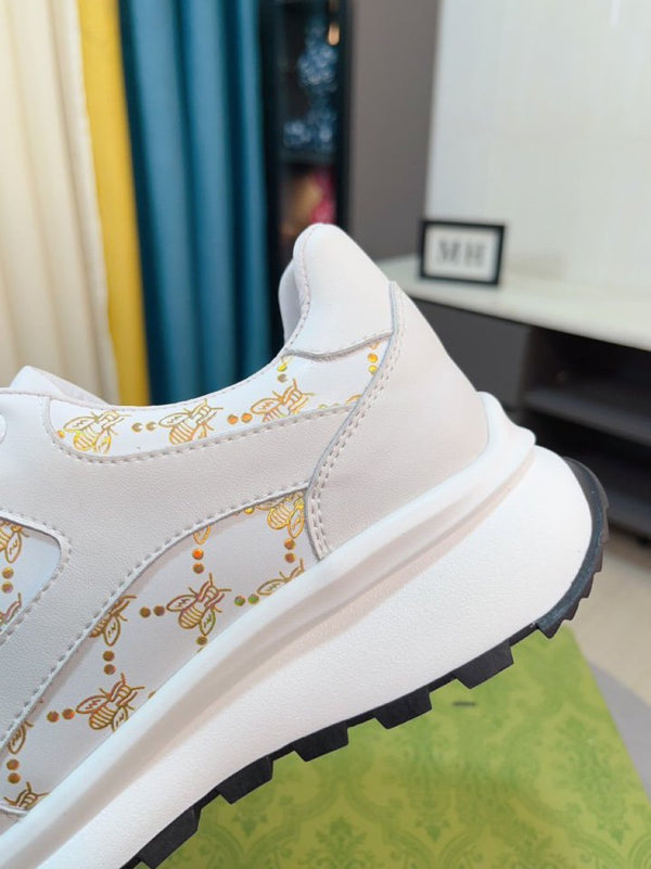 GG SNEAKER WHITE WITH ON PATTERN