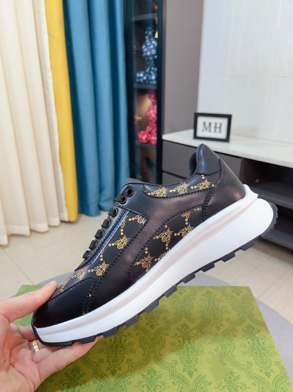 GG SNEAKER BLACK WITH ON PATTERN