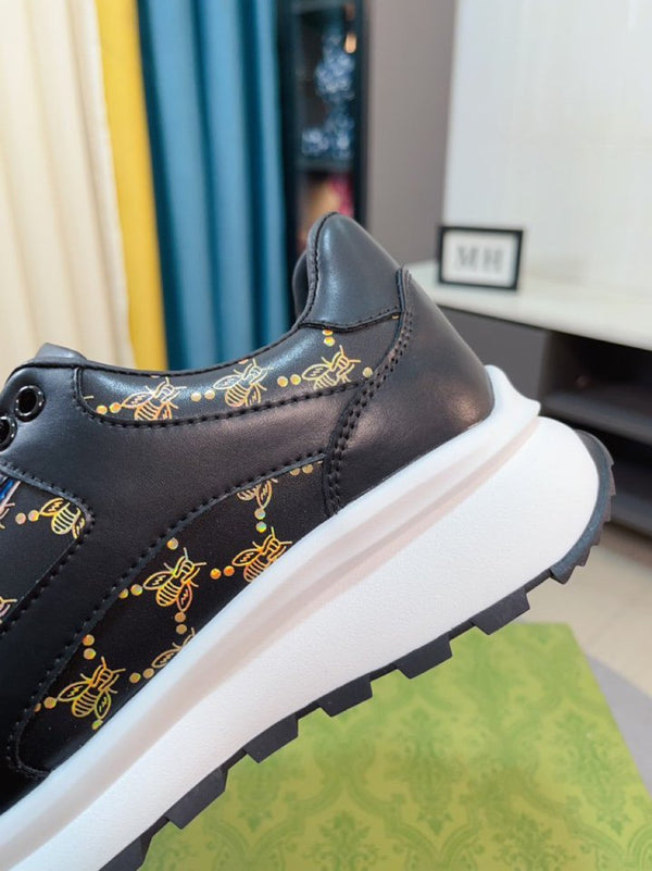 GG SNEAKER BLACK WITH ON PATTERN