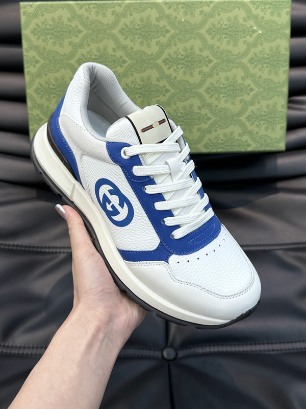 GG TRAINERS BLUE WHITE