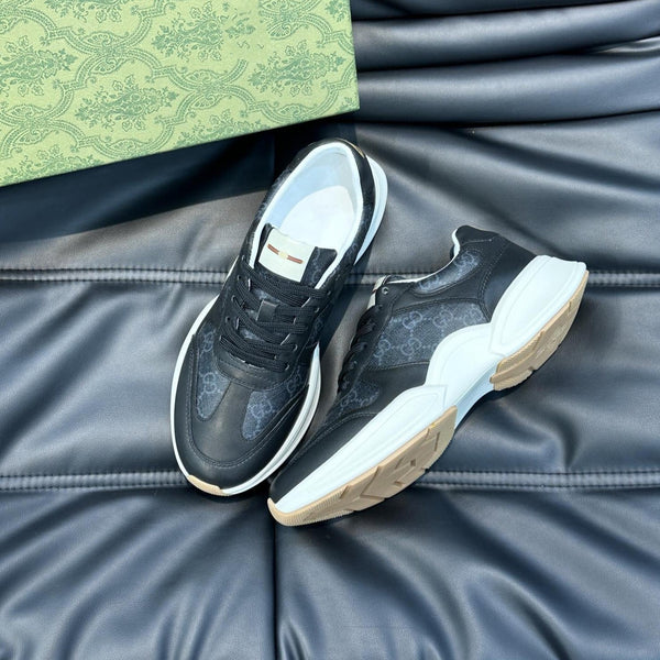 SCARPE DA SNEAKER GG RETRO RHYTON NERE