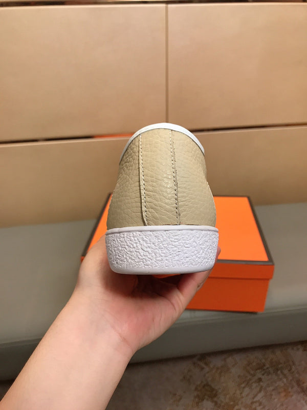 GG ACE BEIGE GREY LOW-TOP SNEAKERS