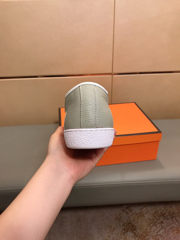 GG ACE GREY LOW-TOP SNEAKERS