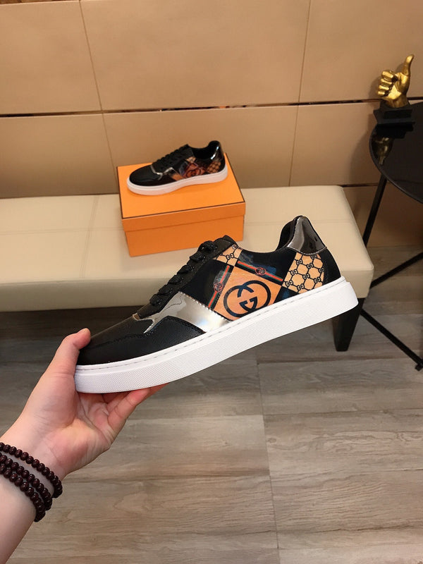 GG SCREENER BLACK SNEAKERS