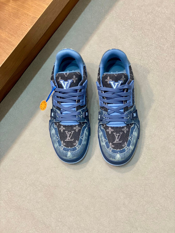 LV TRAINER DENIM SNEAKER