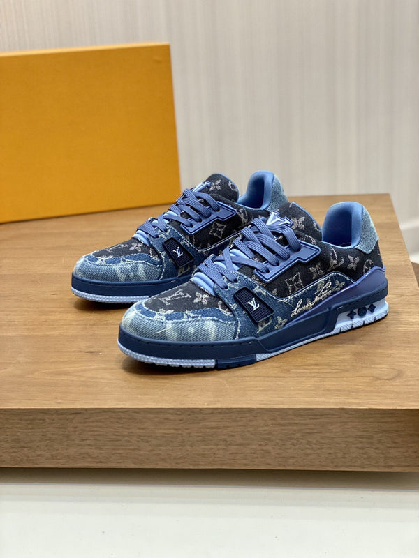 LV TRAINER DENIM SNEAKER
