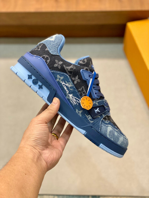 LV TRAINER DENIM SNEAKER
