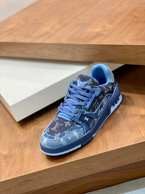 LV TRAINER DENIM SNEAKER