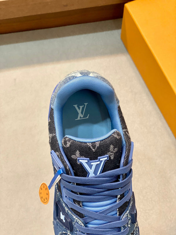 LV TRAINER DENIM SNEAKER