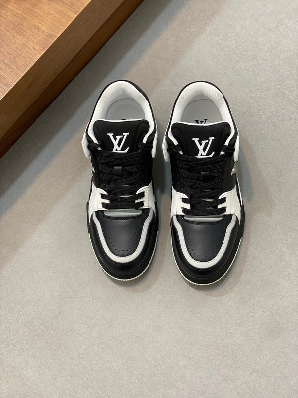 LV TRAINER SNEAKER NERA GRIGIA