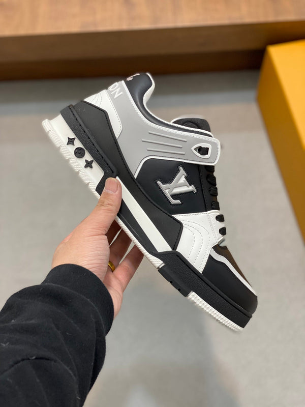 LV TRAINER SNEAKER NERA GRIGIA