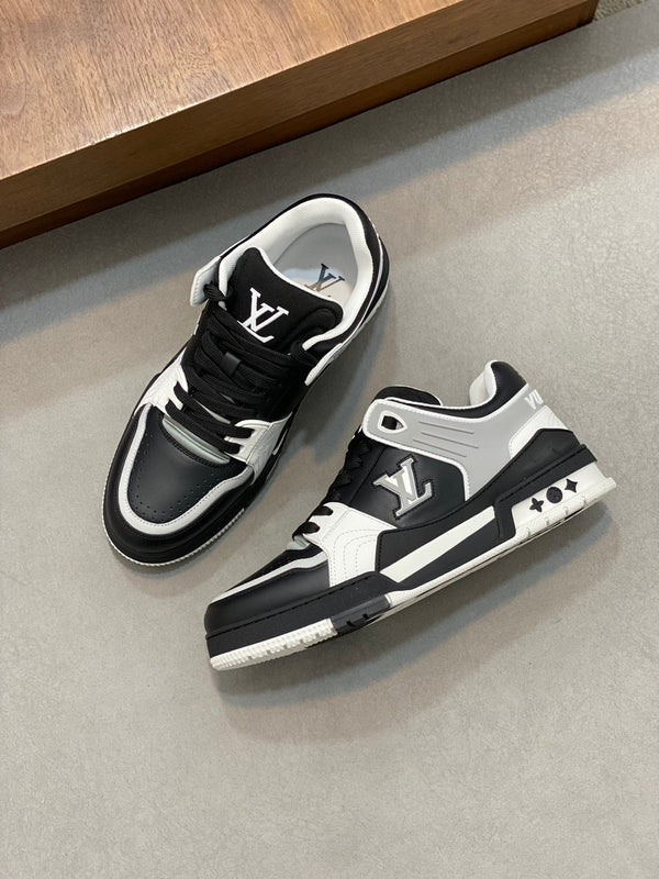 LV TRAINER BLACK GREY SNEAKER